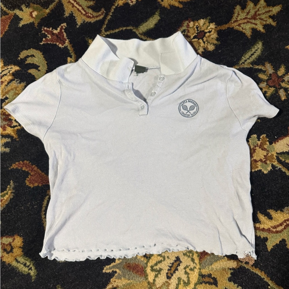 Baby Blue Polo baby Tee